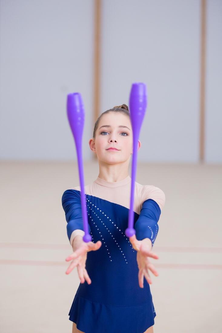 Rhythmic Gymnastics Clubs 42Cm, Purple, No Color, large image number 4