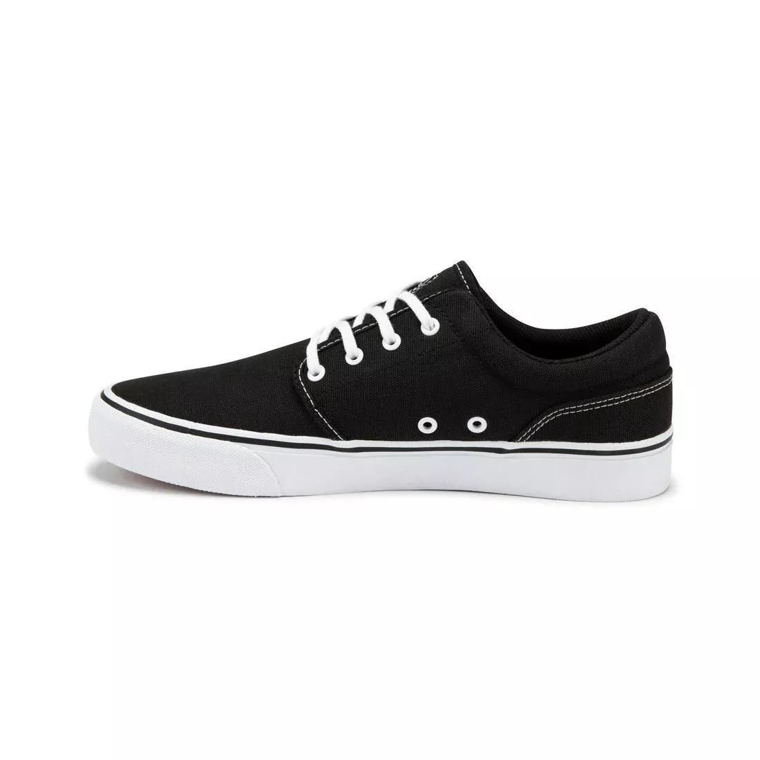 Adult Skateboarding Longboarding Low-Top Shoes Vulca 100, Black, , large image number 4