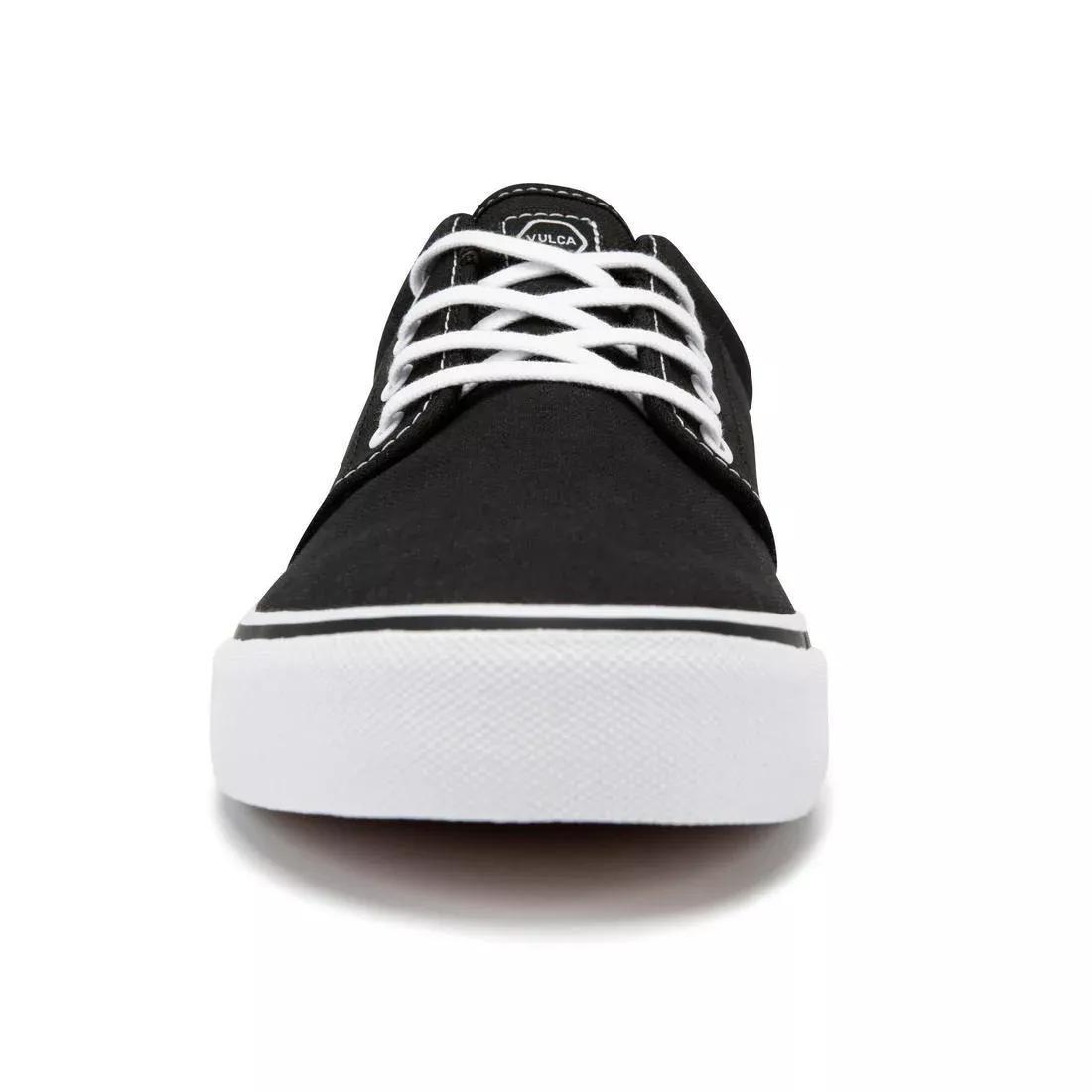 Adult Skateboarding Longboarding Low-Top Shoes Vulca 100, Black, , large image number 5
