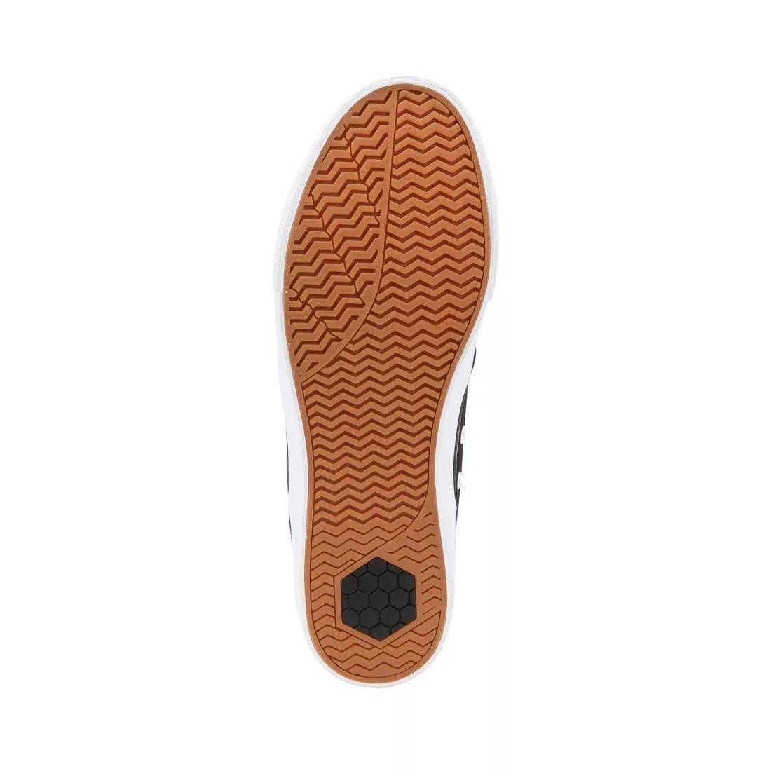 Adult Skateboarding Longboarding Low-Top Shoes Vulca 100, Black, , large image number 7