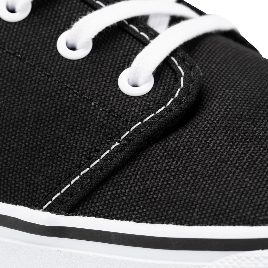 Adult Skateboarding Longboarding Low-Top Shoes Vulca 100, Black, , large image number 10