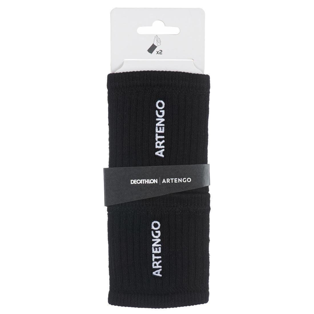 Tennis Wristbands - Tp500, Black/White, , large image number 4