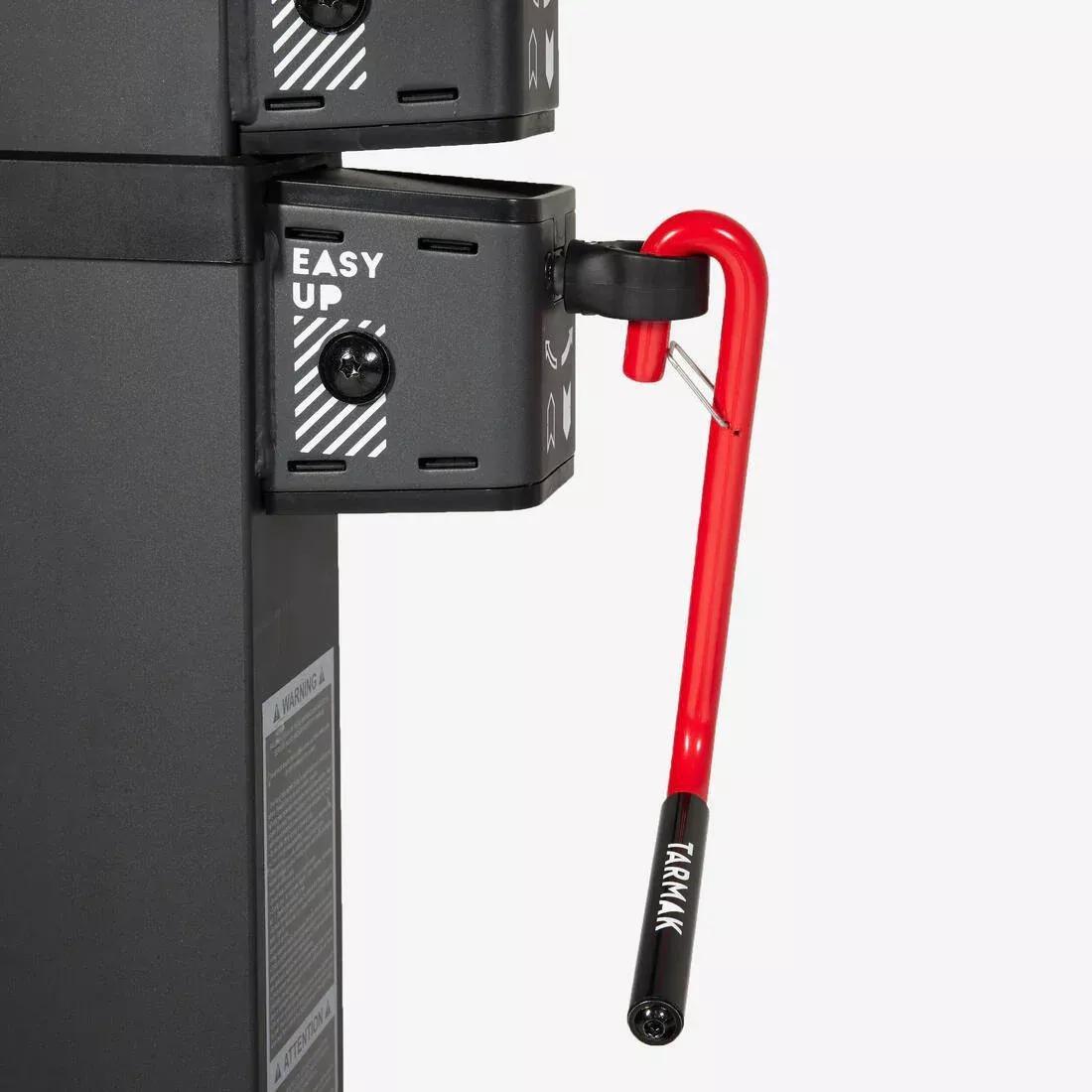 Folding Basketball Hoop - Adjustable Up To 3.05m In Black/White, No Color, large image number 5