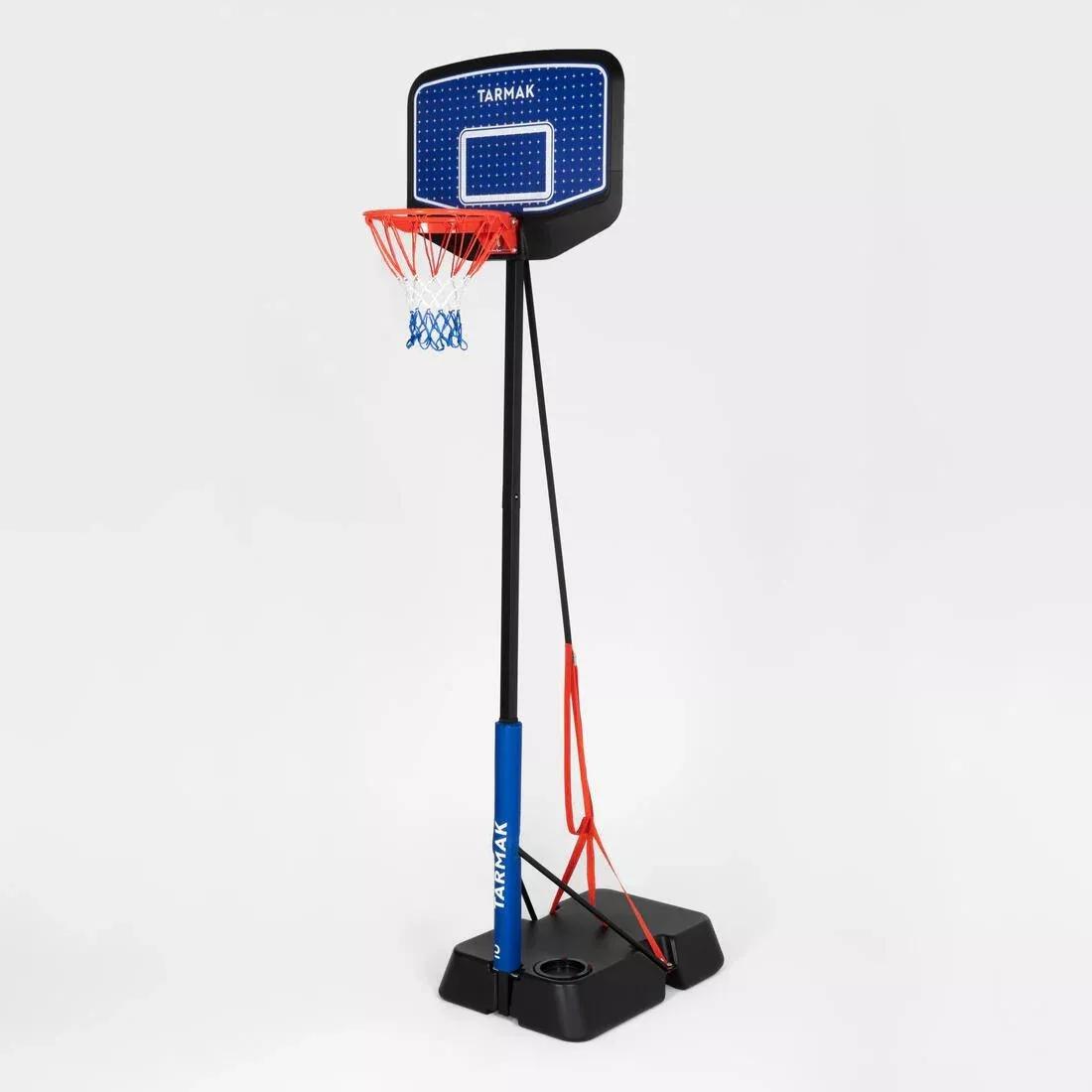 Kids Unisex Adjustable (1.6M To 2.2M) Basketball Hoop On Stand - K900, Blue, No Color, large image number 0