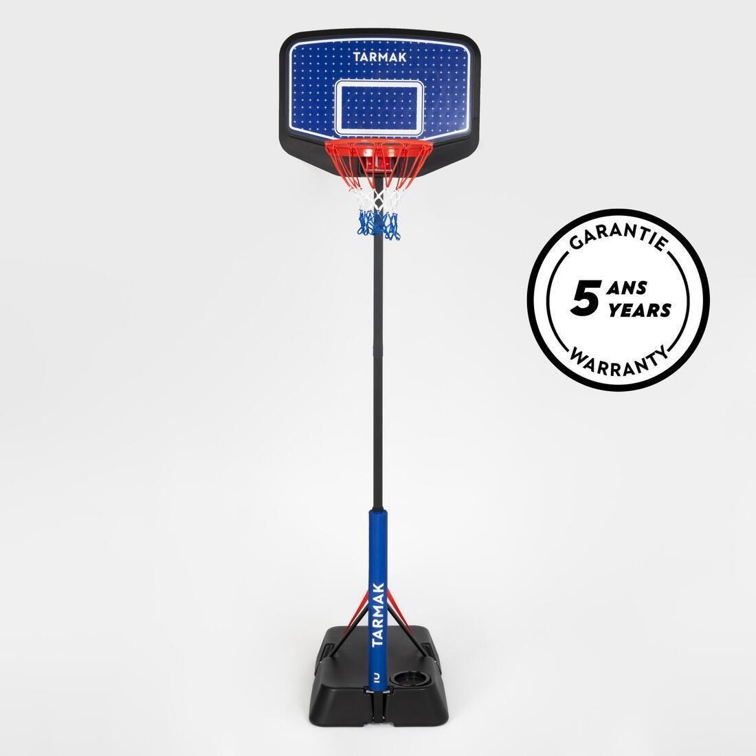 Kids Unisex Adjustable (1.6M To 2.2M) Basketball Hoop On Stand - K900, Blue, No Color, large image number 4
