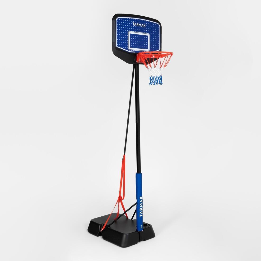 Kids Unisex Adjustable (1.6M To 2.2M) Basketball Hoop On Stand - K900, Blue, No Color, large image number 6
