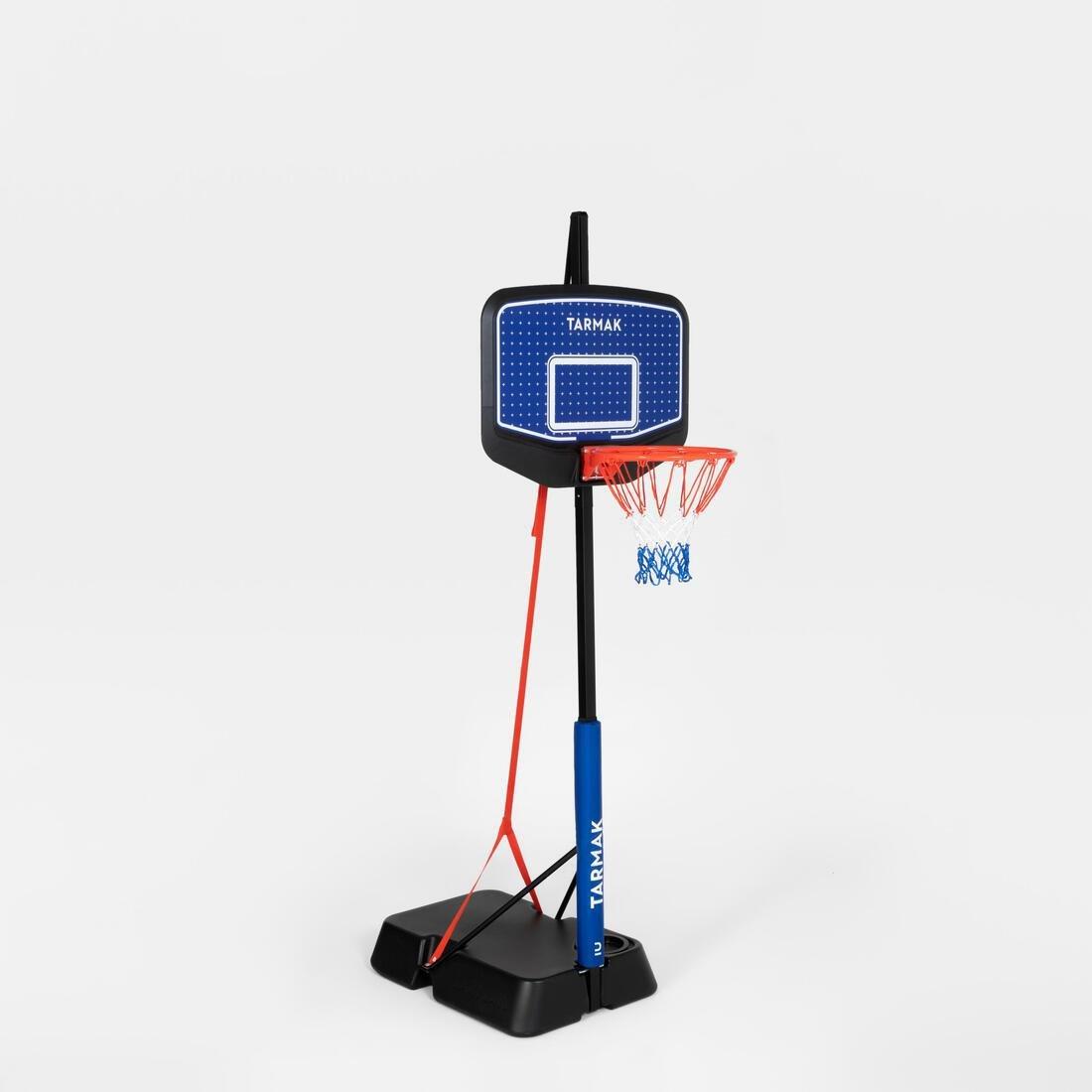 TARMAK - Kids Unisex Adjustable (1.6M To 2.2M) Basketball Hoop On Stand K900, Blue