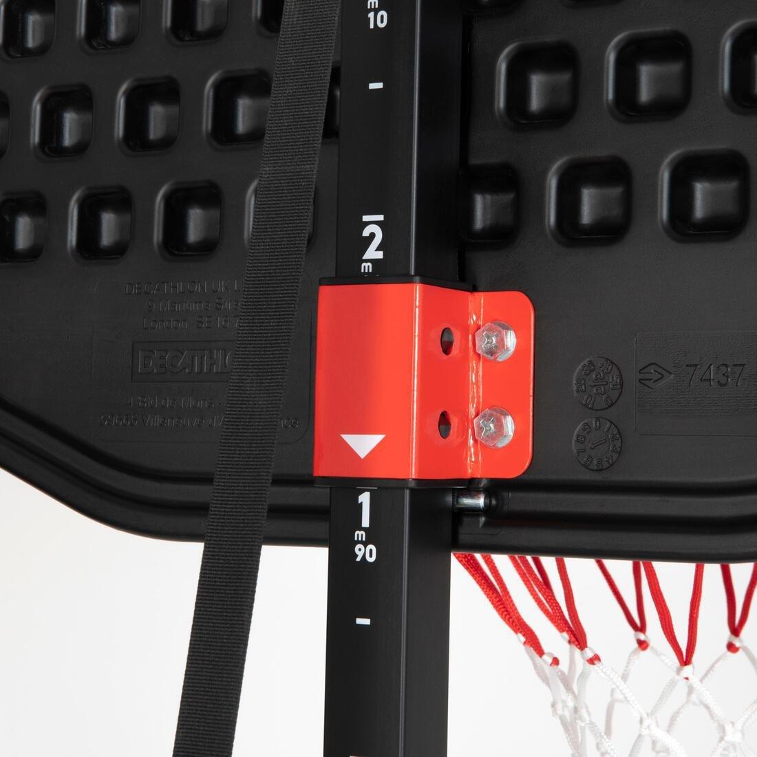 Kids Unisex Adjustable (1.6M To 2.2M) Basketball Hoop On Stand - K900, Blue, No Color, large image number 13