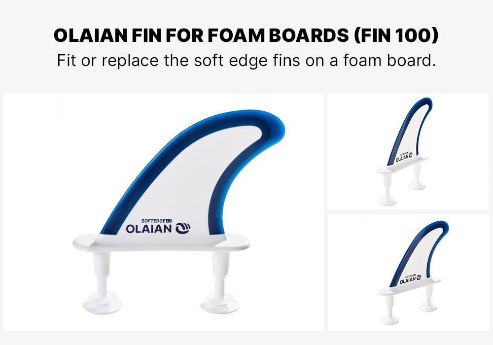 100 Soft-Edge Fins For Pour Foam Boards, White, No Color, large image number 5