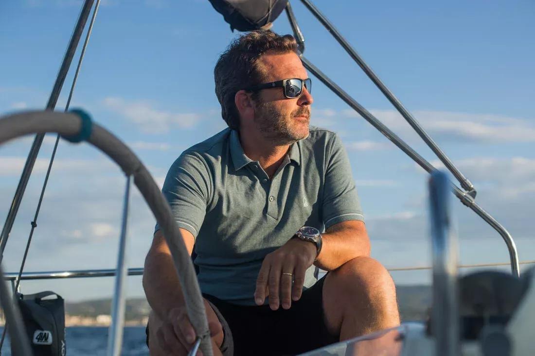 Adult Sailing Floating Polarised Sunglasses 100 - Size M, Black, No Color, large image number 6