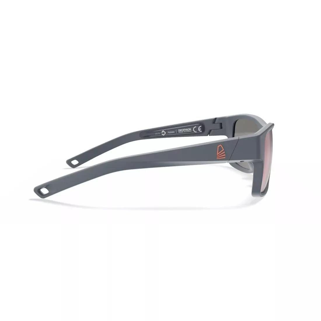 TRIBORD - Sailing Floating Polarised Sunglasses Sailing 100, Storm Grey