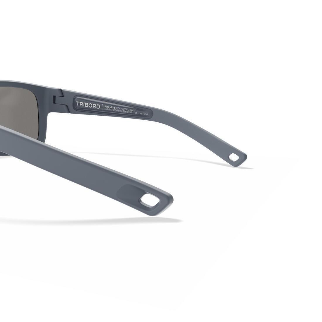 TRIBORD - Sailing Floating Polarised Sunglasses Sailing 100, Storm Grey