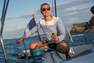 TRIBORD - Sailing Floating Polarised Sunglasses Sailing 100, Storm Grey
