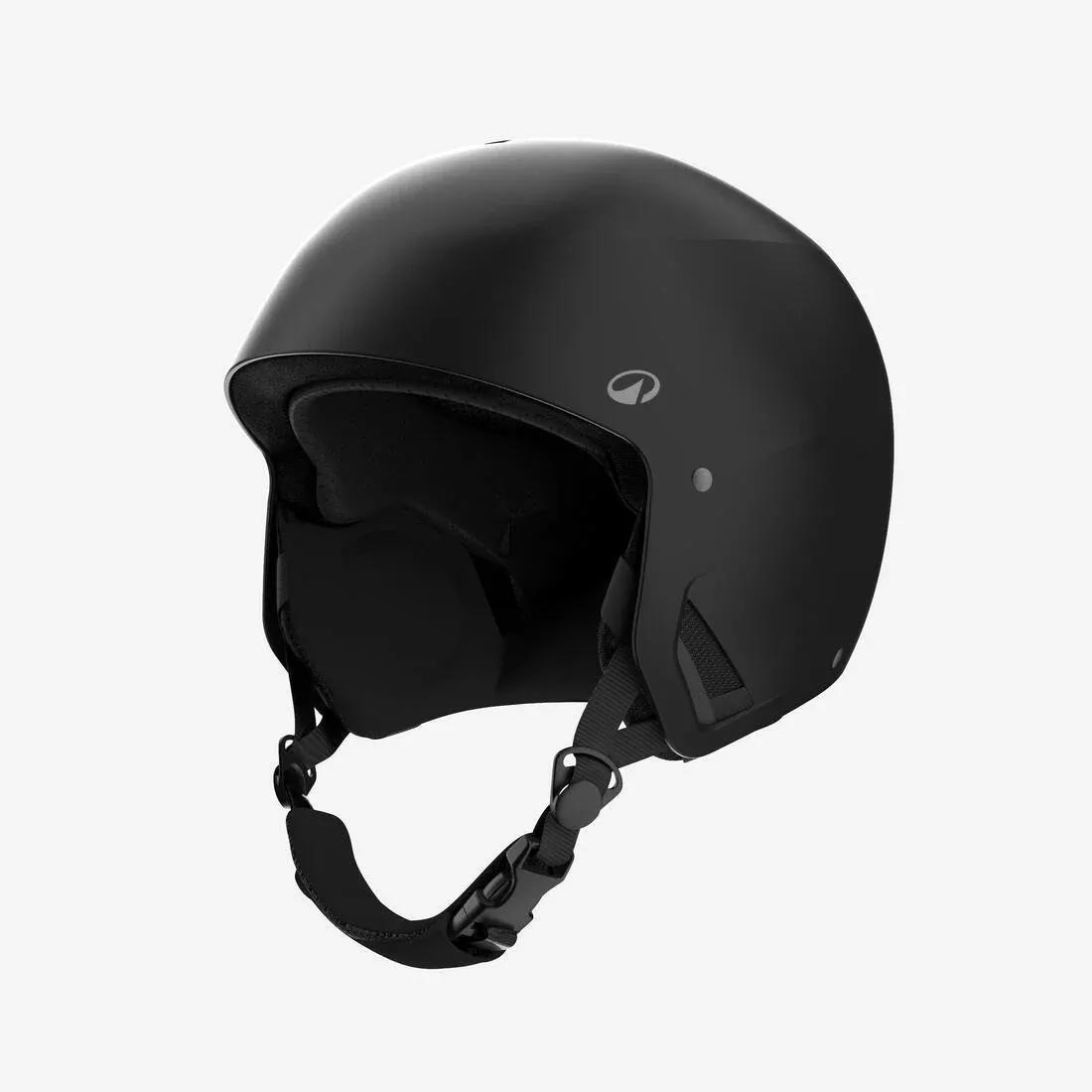Adults Rigid Ear-Piece Ski Helmet - HRC 500, Black, No Color, medium