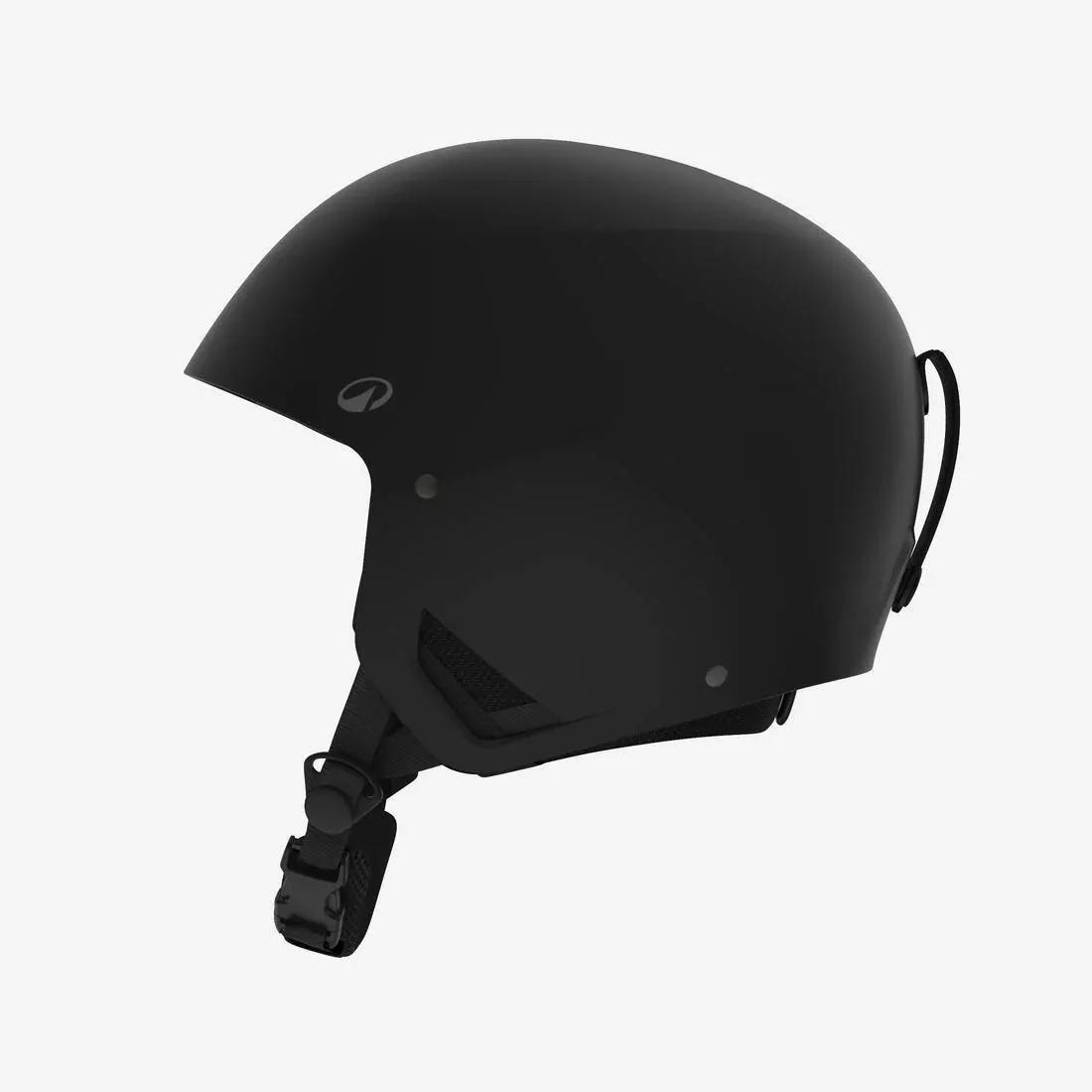 Adults Rigid Ear-Piece Ski Helmet - HRC 500, Black, No Color, large image number 1
