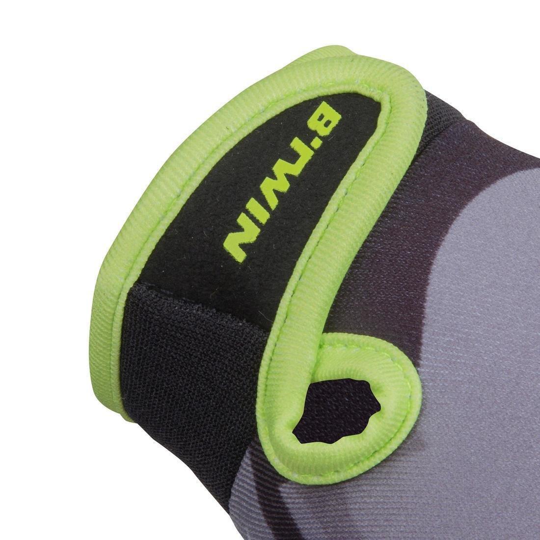 Kids' Fingerless Cycling Gloves, Princess, Black, No Color, large image number 9