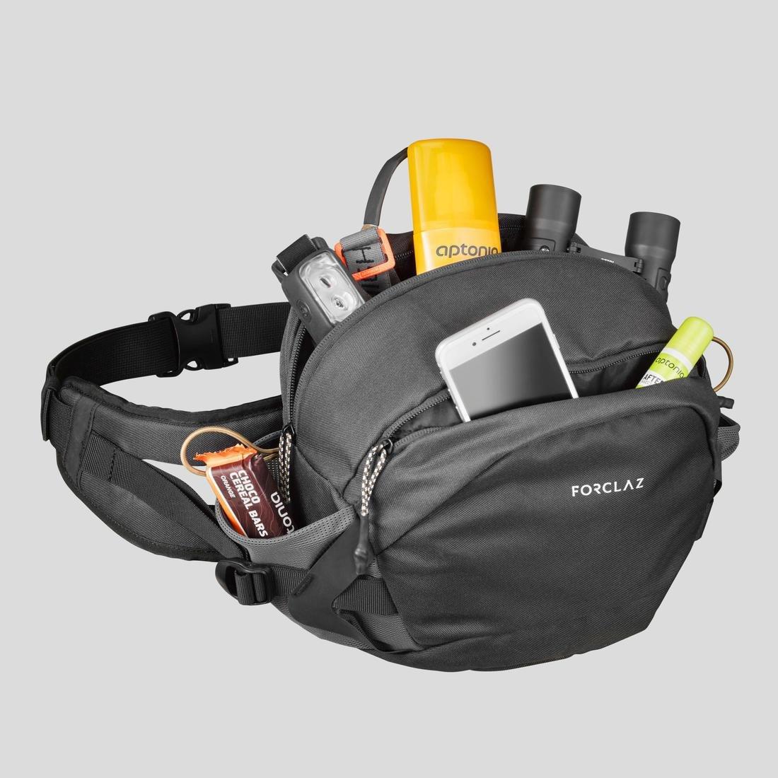 Travel Bum Bag, Grey, No Color, large image number 10