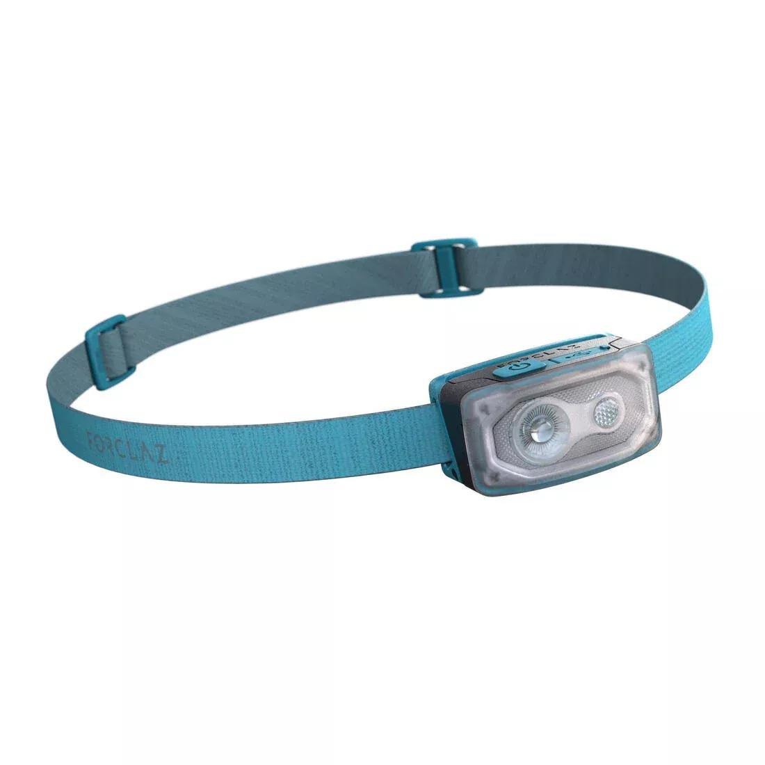 FORCLAZ - Rechargeable Bivouac Head Torch - Bivouac 500 USB, Grey Blue