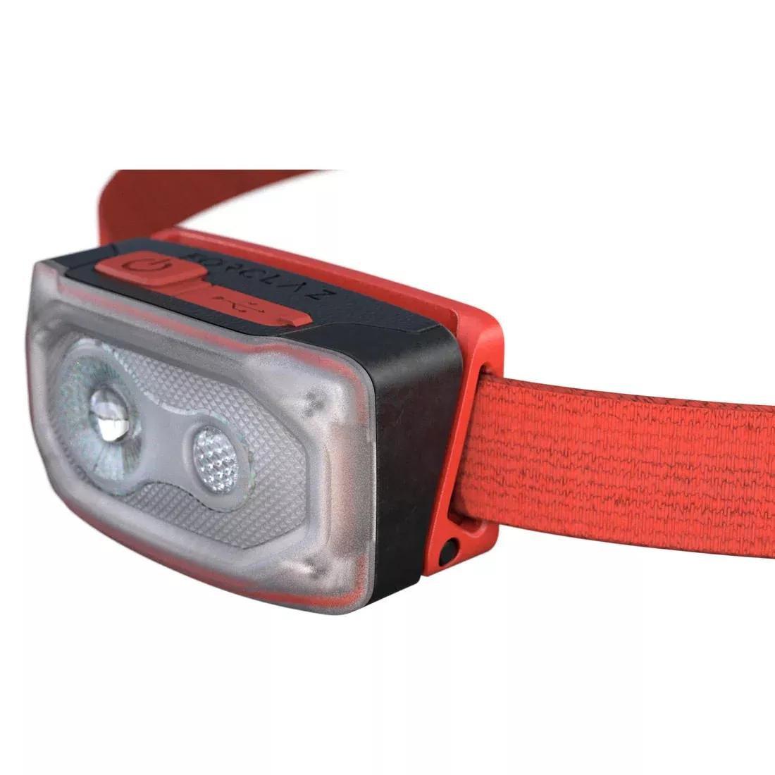 FORCLAZ - Rechargeable Bivouac Head Torch - Bivouac 500 USB, Grey Blue