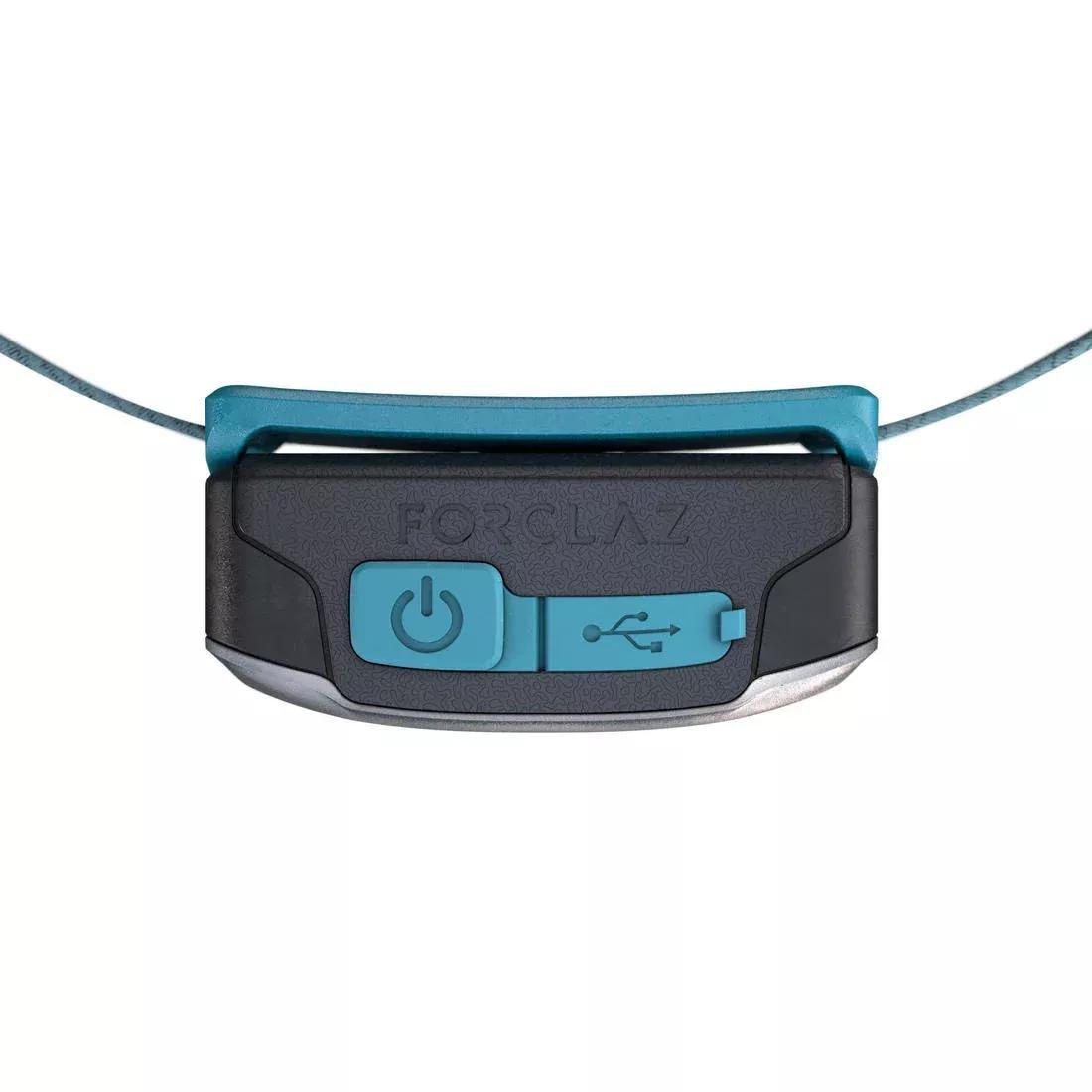 FORCLAZ - Rechargeable Bivouac Head Torch - Bivouac 500 USB, Grey Blue