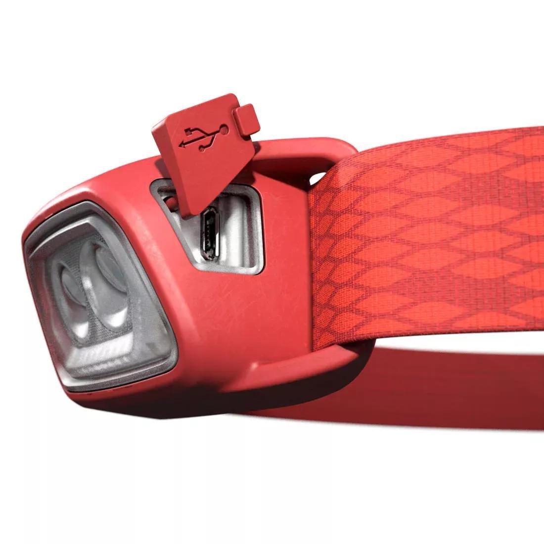 1 umens Rechargeable Trekking Head Torch Trek100 Usb , Dark Olive Green, No Color, large image number 7