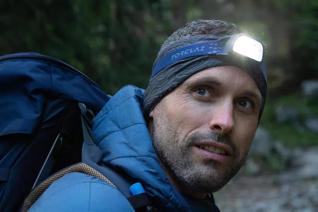 1 umens Rechargeable Trekking Head Torch Trek100 Usb , Dark Olive Green, No Color, large image number 8