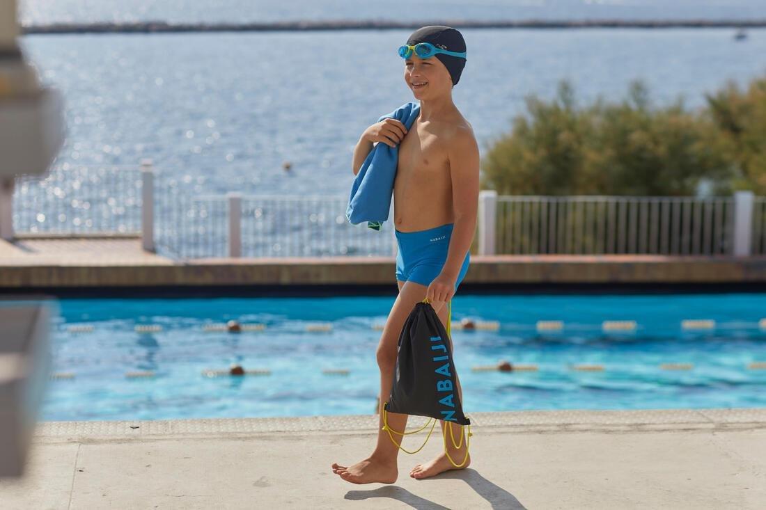AZURE BLUE START 100 BOY'S SWIMMING SET - BLUE/NAVY BLUE (BAG, CAP, BOXERS, GOGGLES, TOWEL), , large image number 10