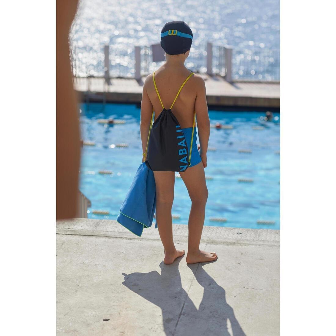 AZURE BLUE START 100 BOY'S SWIMMING SET - BLUE/NAVY BLUE (BAG, CAP, BOXERS, GOGGLES, TOWEL), , large image number 11