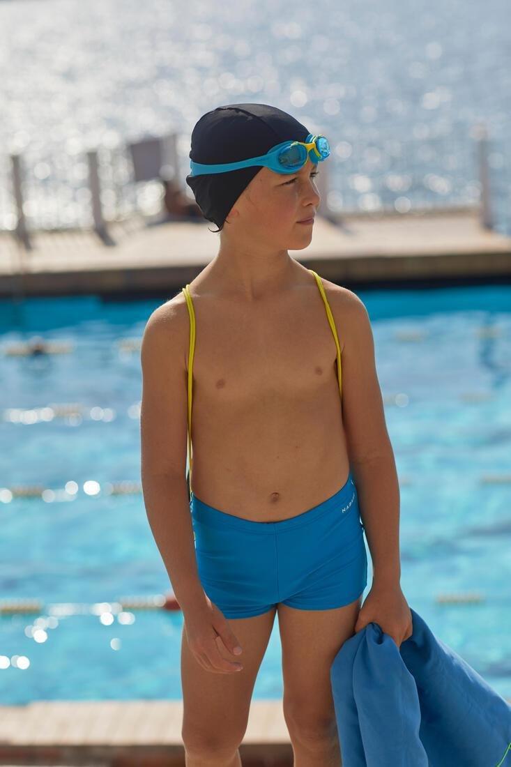 AZURE BLUE START 100 BOY'S SWIMMING SET - BLUE/NAVY BLUE (BAG, CAP, BOXERS, GOGGLES, TOWEL), , large image number 12