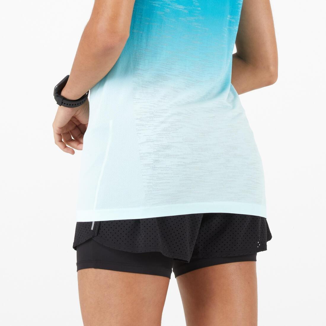 Women 2-In-1 Performance Running Shorts + Tights, Black, , large image number 5