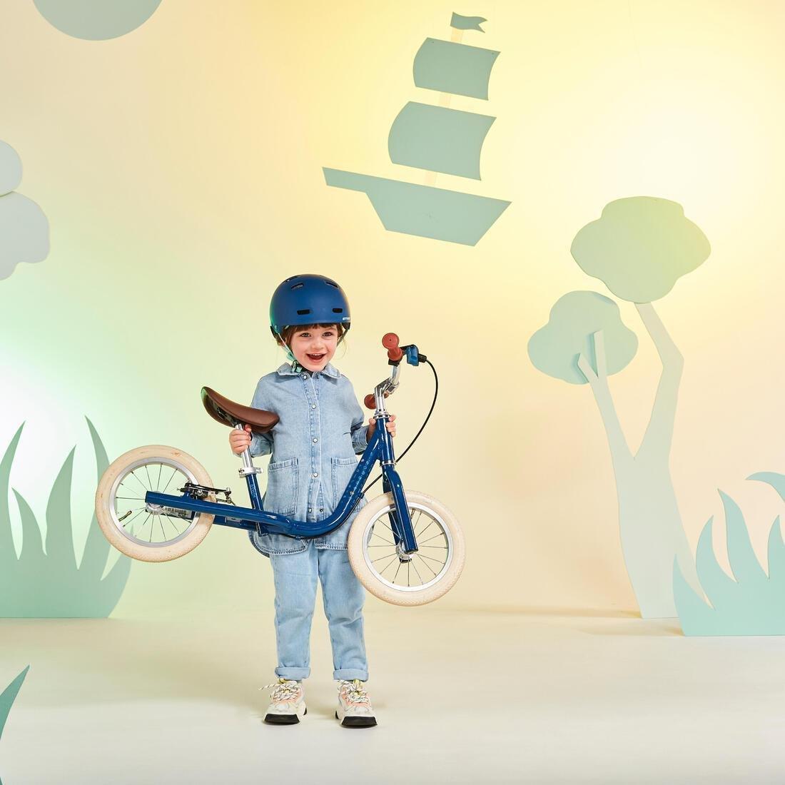 Kids Unisex 12 Inch Balance Bike Run Ride - 900, Prussian Blue, No Color, large image number 8