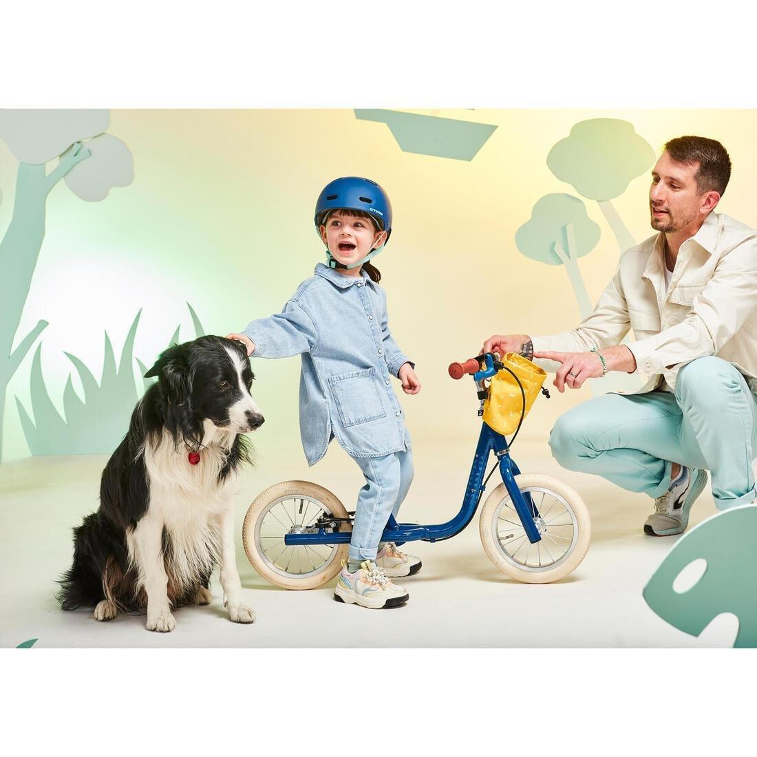 Kids Unisex 12 Inch Balance Bike Run Ride - 900, Prussian Blue, No Color, large image number 10