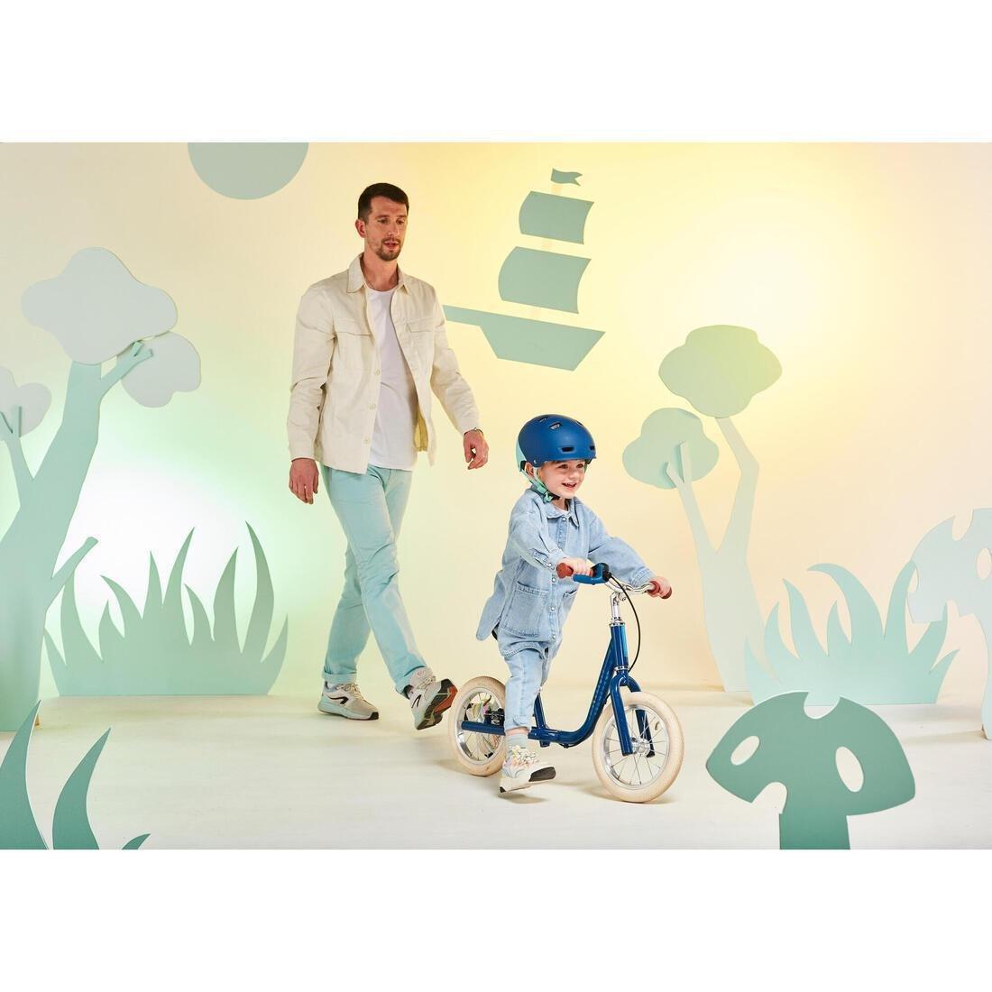 Kids Unisex 12 Inch Balance Bike Run Ride - 900, Prussian Blue, No Color, large image number 12