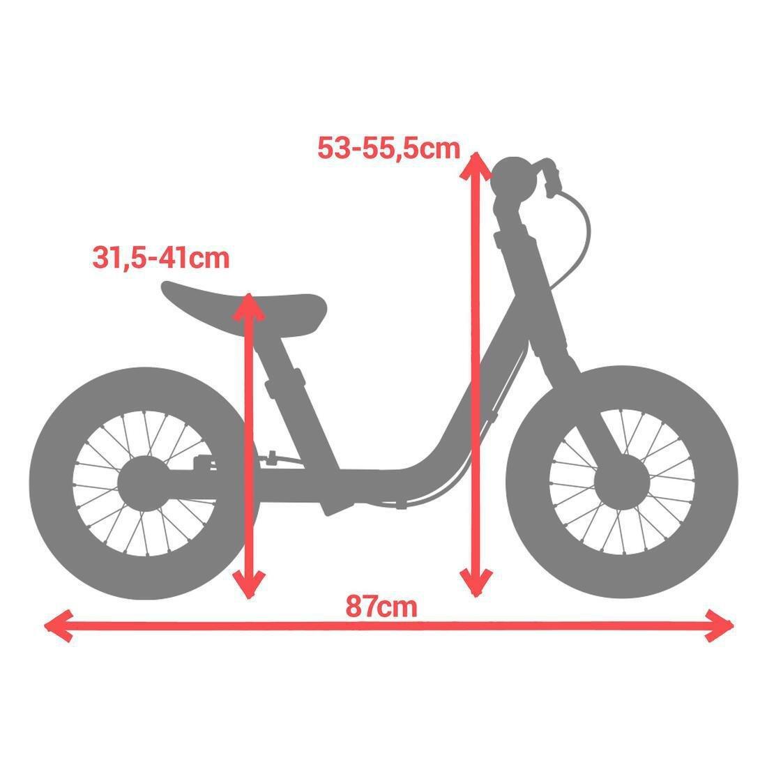 Kids Unisex 12 Inch Balance Bike Run Ride - 900, Prussian Blue, No Color, large image number 14
