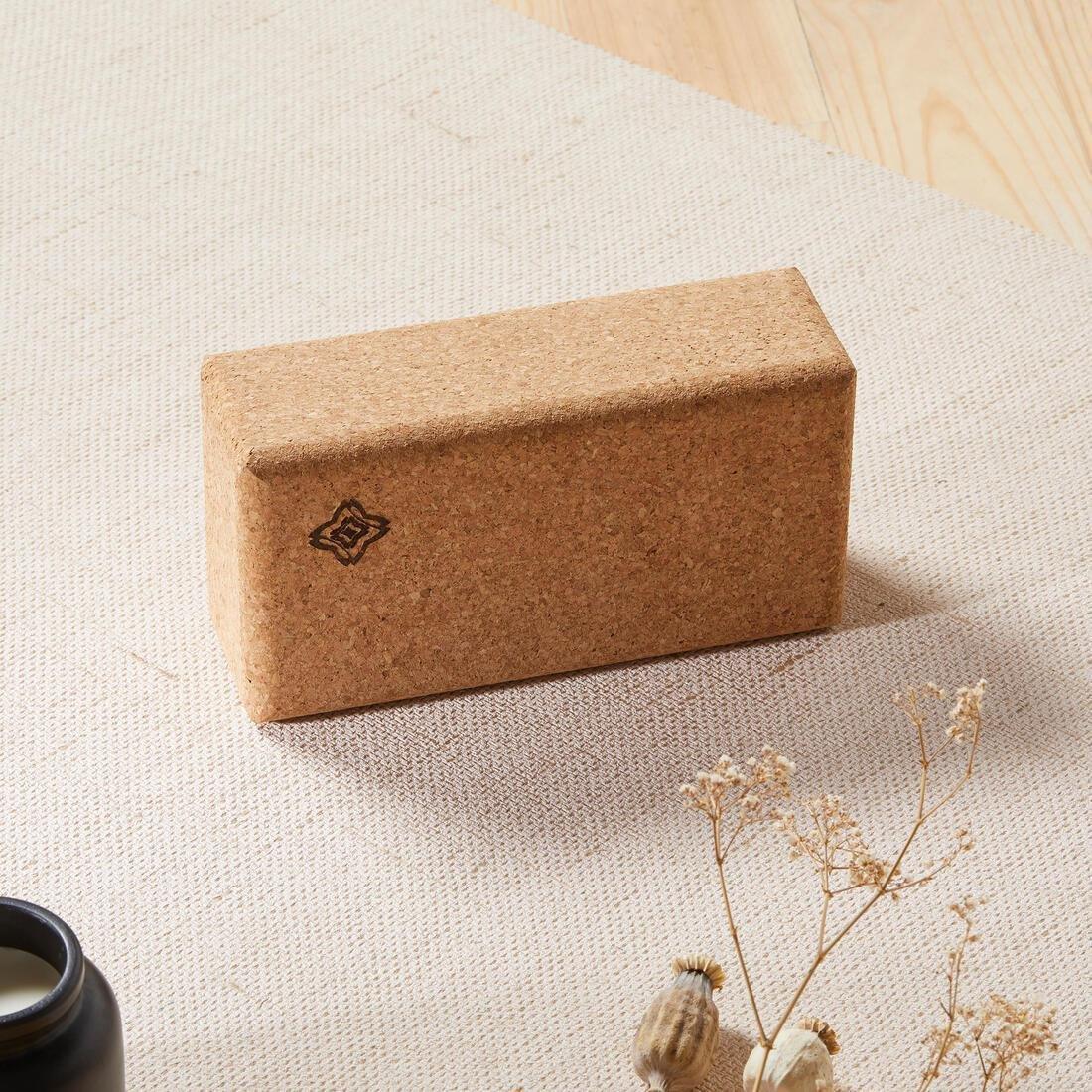 Cork Yoga Brick, No Color, large image number 4