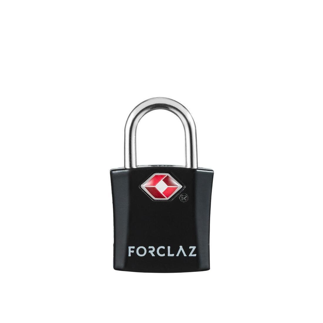 Travel Keyed Padlock Tsa X2, Black, , medium