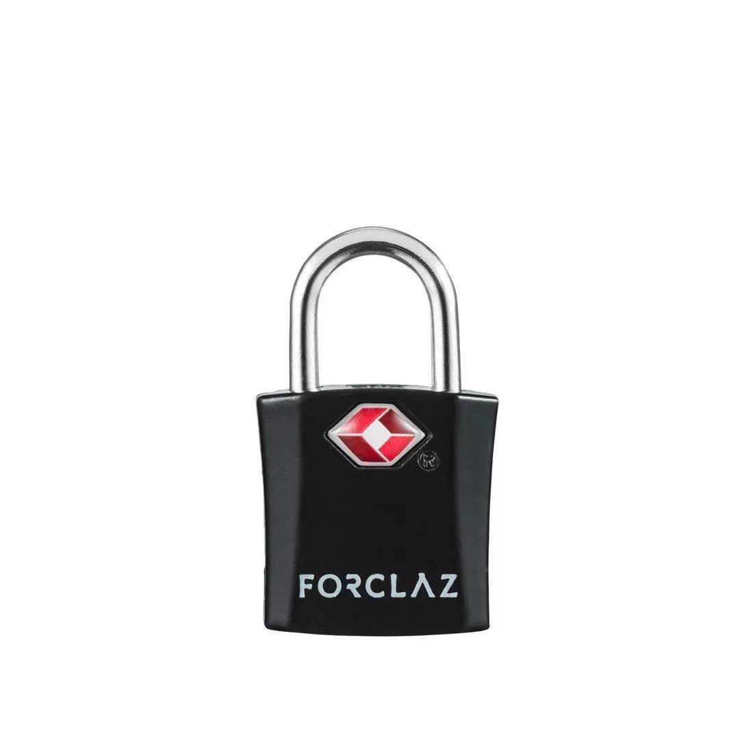 Travel Keyed Padlock Tsa X2, Black, No Color, large image number 1