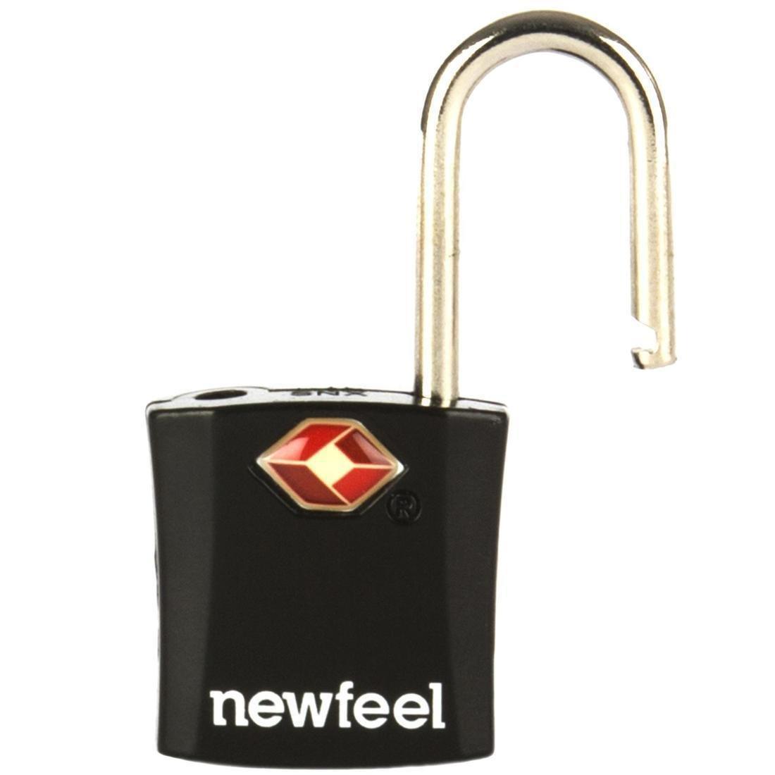 Travel Keyed Padlock Tsa X2, Black, No Color, large image number 3