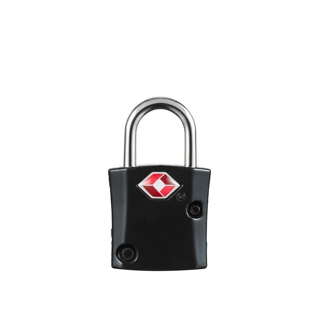 Travel Keyed Padlock Tsa X2, Black, No Color, large image number 13