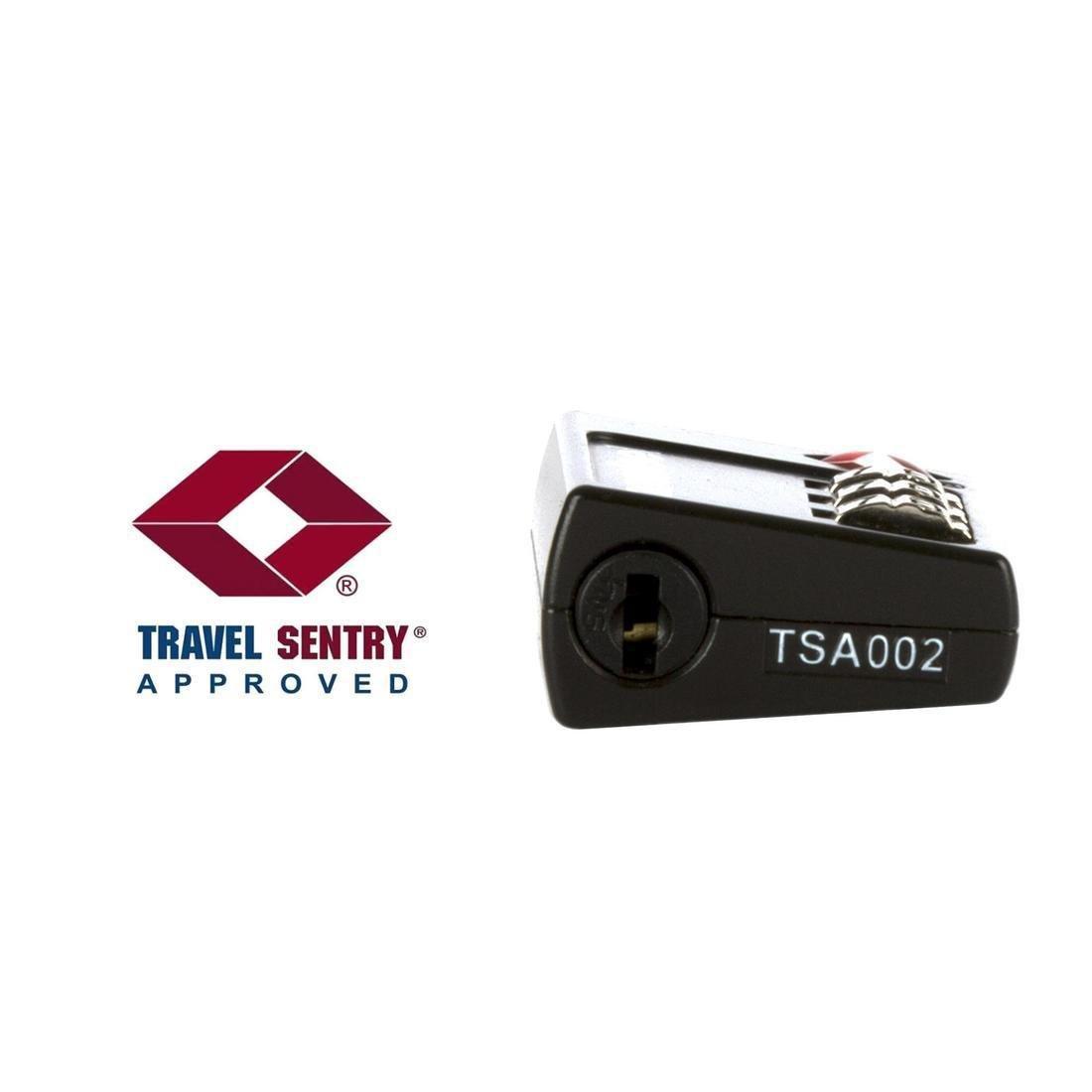 Trekking Code Pad Lock Forclaz Travel Tsa, Black, No Color, large image number 12