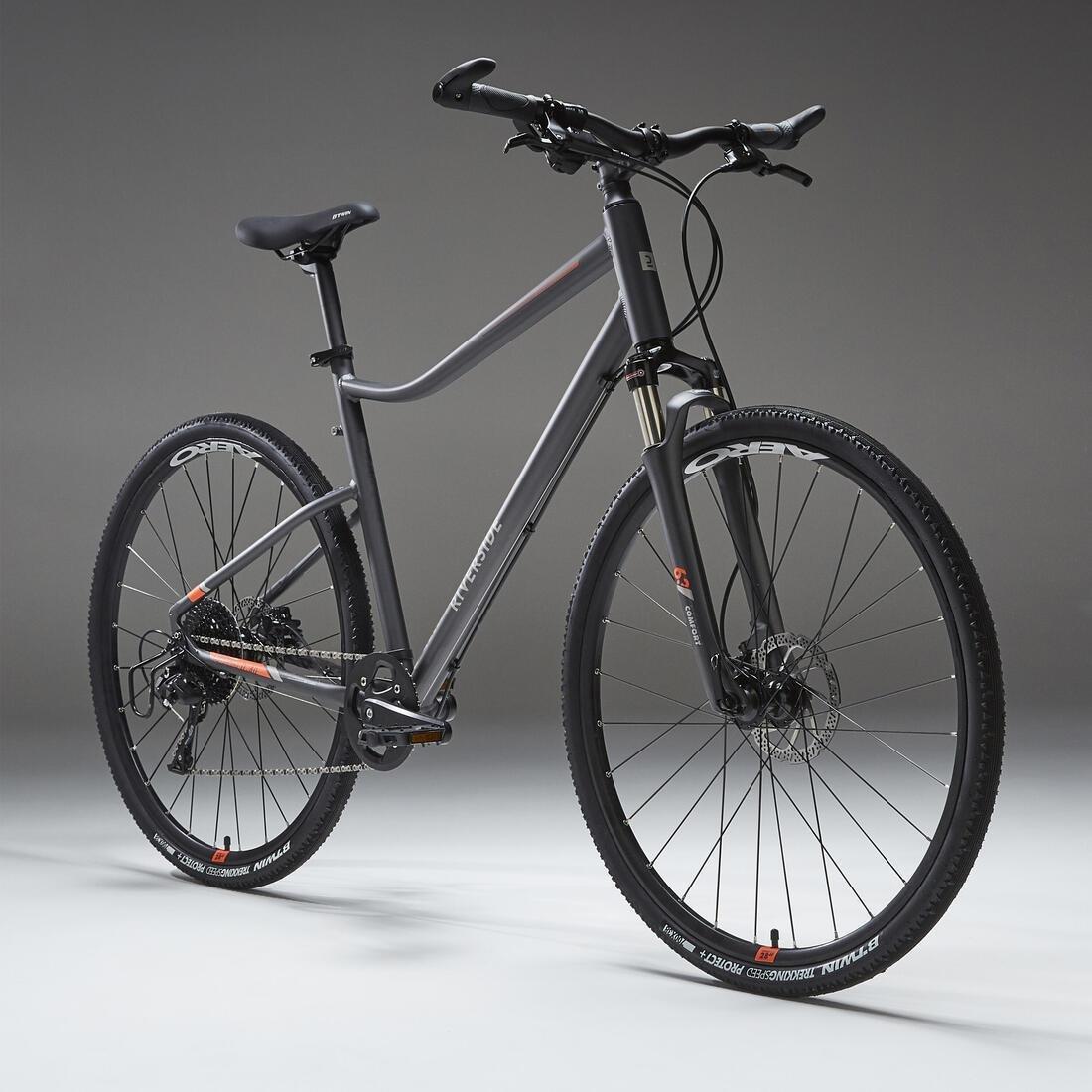 Hybrid Bike Riverside 900, Grey, No Color, large image number 1