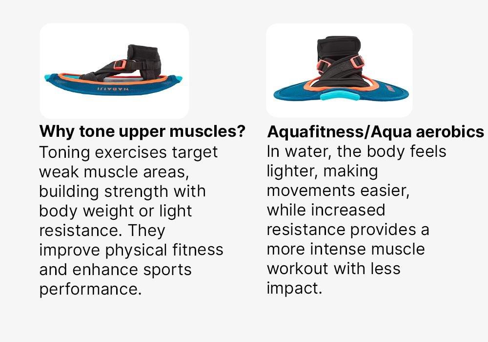 Aquafit Pullstep Mesh Pair of Dumbbells, Blue, No Color, large image number 16