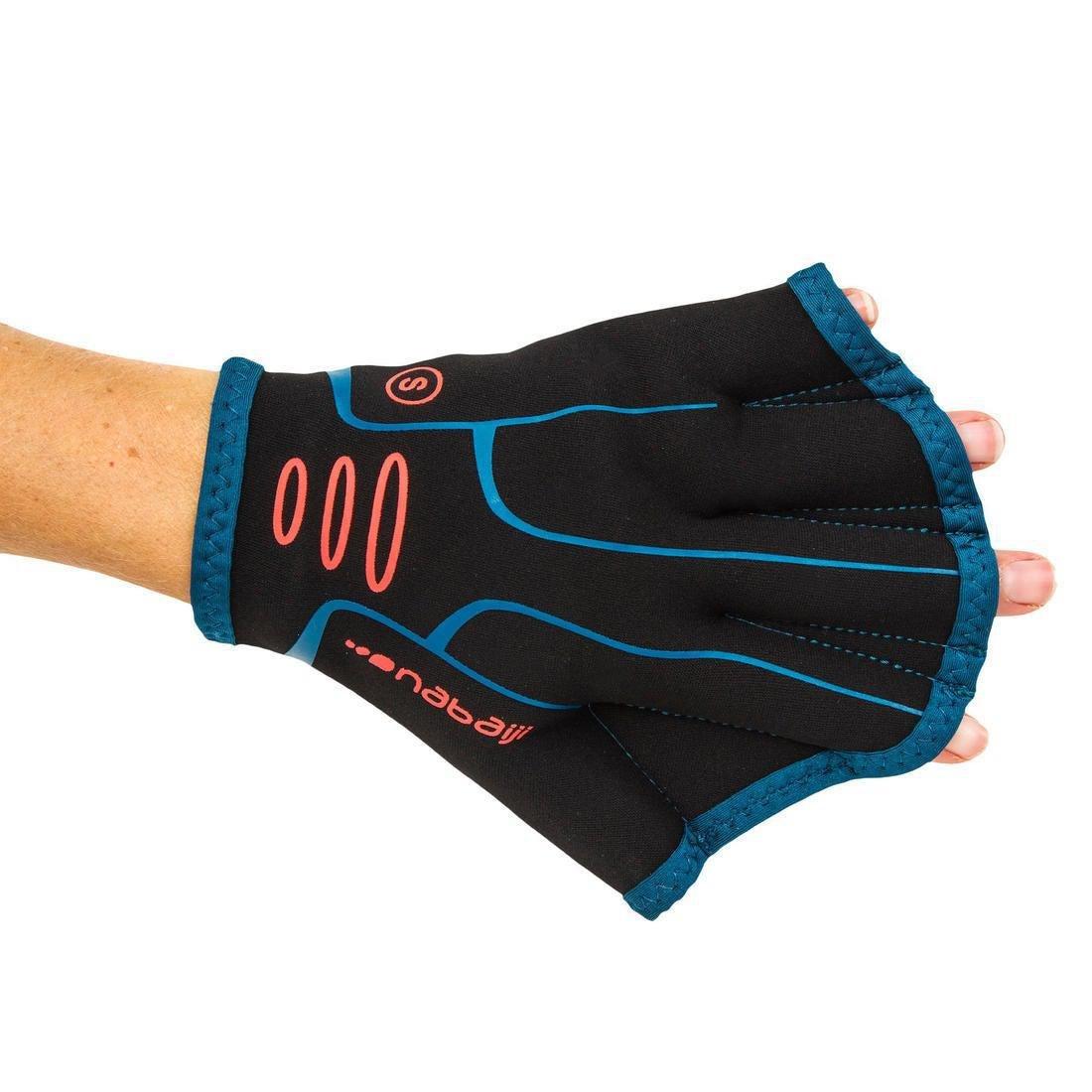 Aquafit Neoprene Webbed Gloves, Fluo Peach, , large image number 3