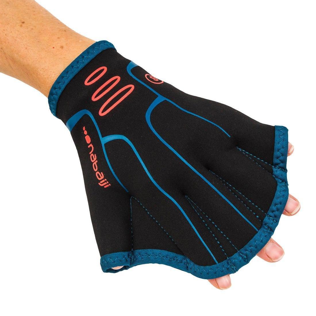 Aquafit Neoprene Webbed Gloves, Fluo Peach, , large image number 5