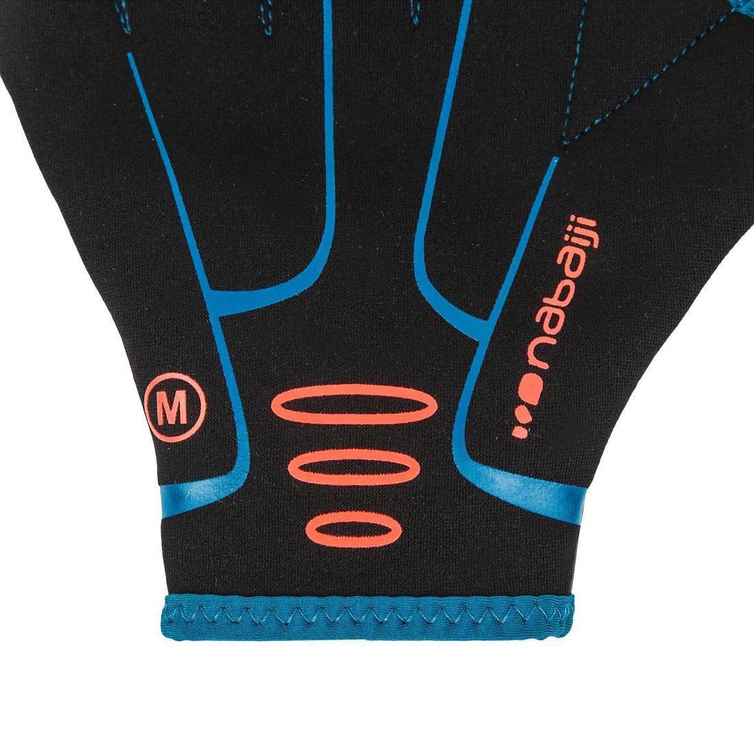 Aquafit Neoprene Webbed Gloves, Fluo Peach, , large image number 6