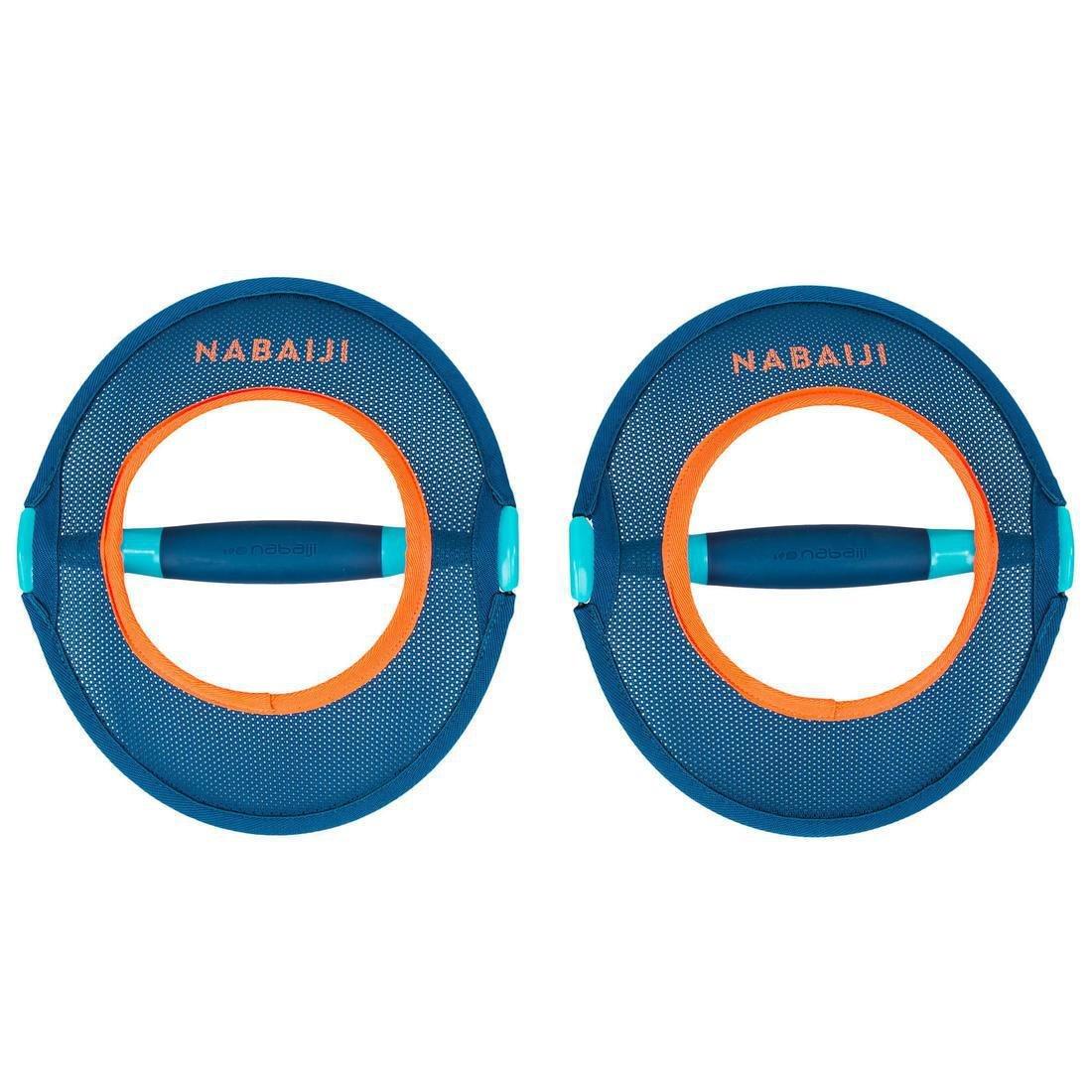 Pullpush Mesh Aquafit Pair of Dumbbells, Blue, No Color, large image number 4