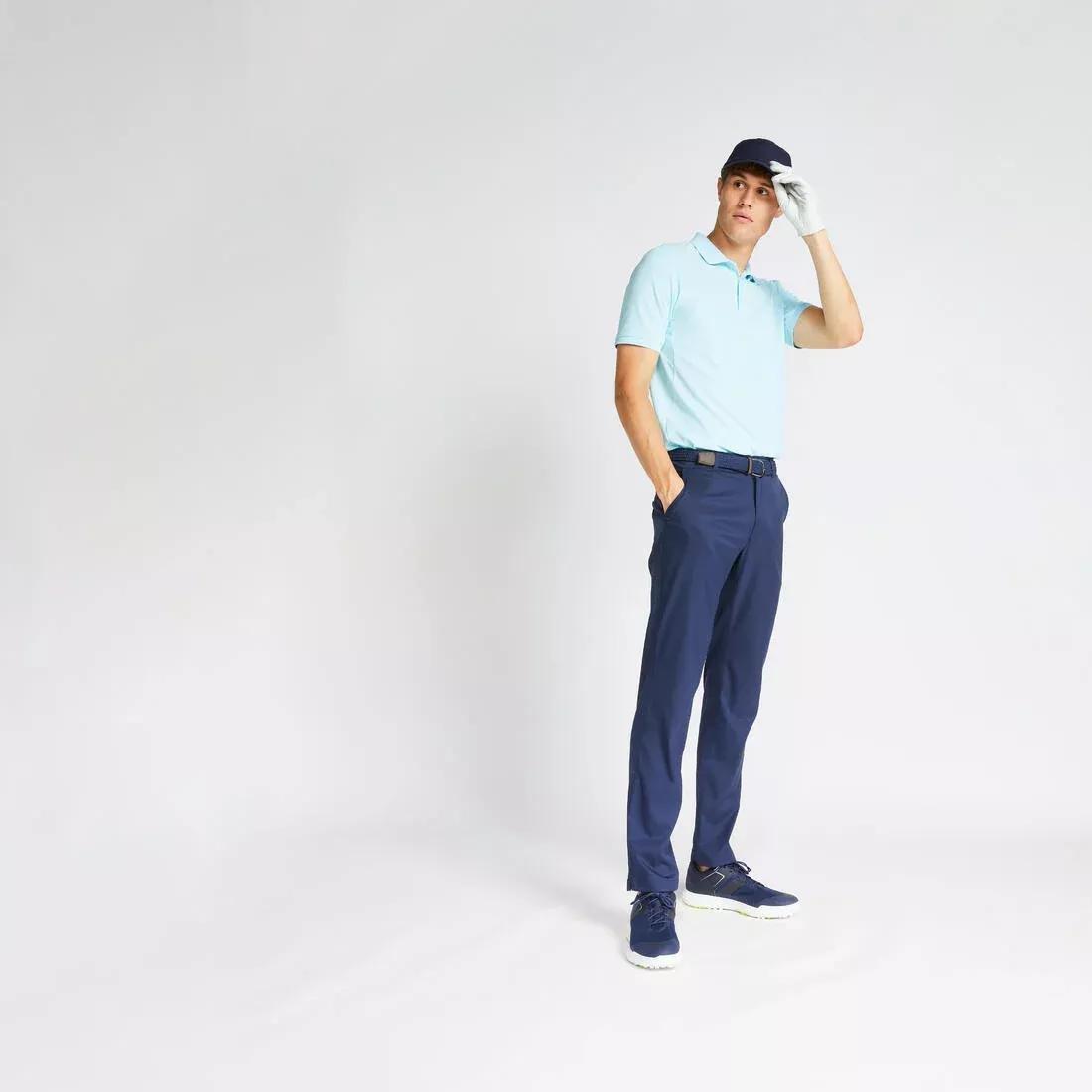 NAVY BLUE MEN'S GOLF TROUSERS - WW500, No Color, large image number 1
