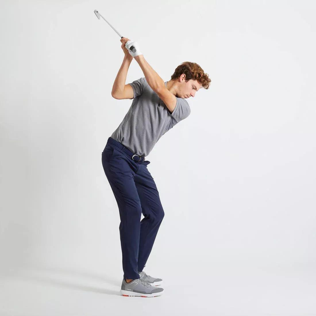 NAVY BLUE MEN'S GOLF TROUSERS - WW500, No Color, large image number 3