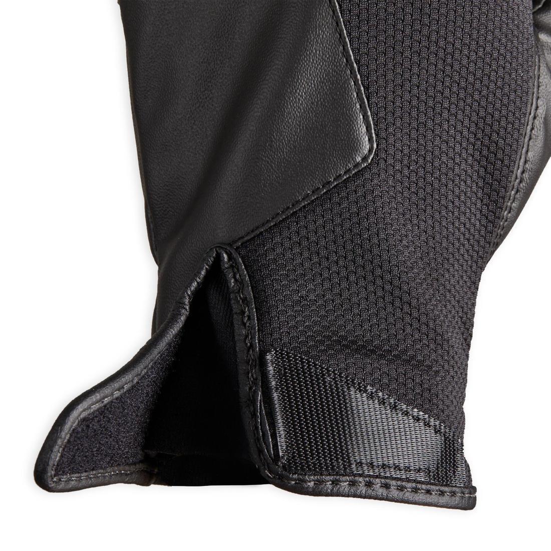 560 Women's Horse Riding Gloves, Black, , large image number 3