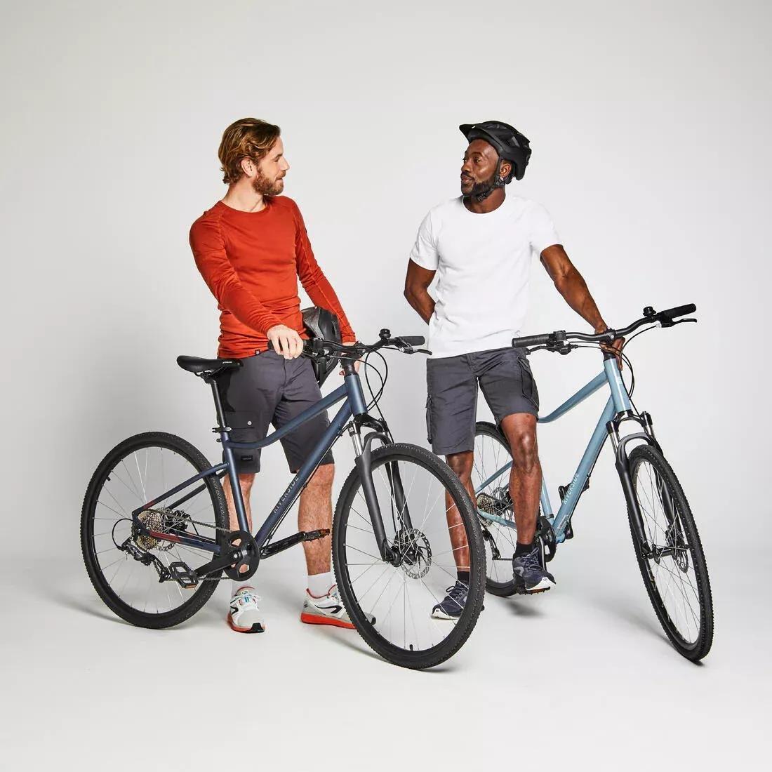 Riverside Hybrid Bike - 500, Navy, No Color, large image number 3